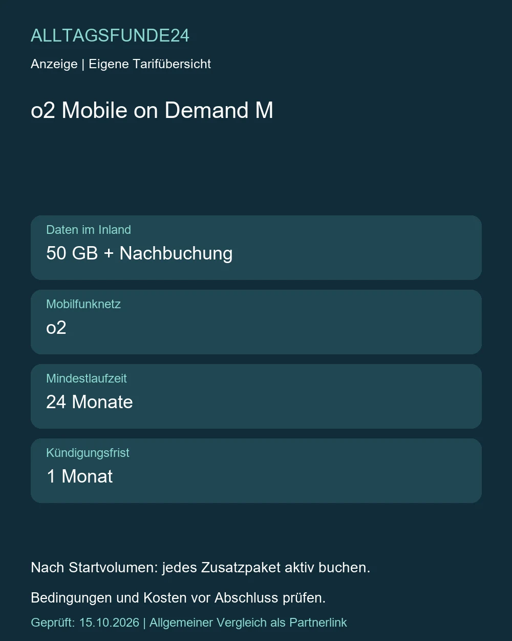 o2 Mobile on Demand M