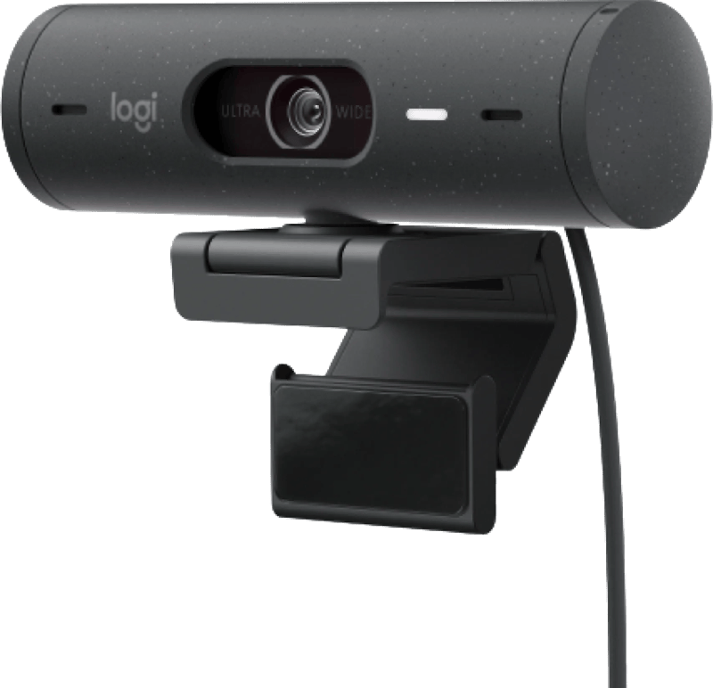Logitech Brio 500 Full HD Webcam Grau