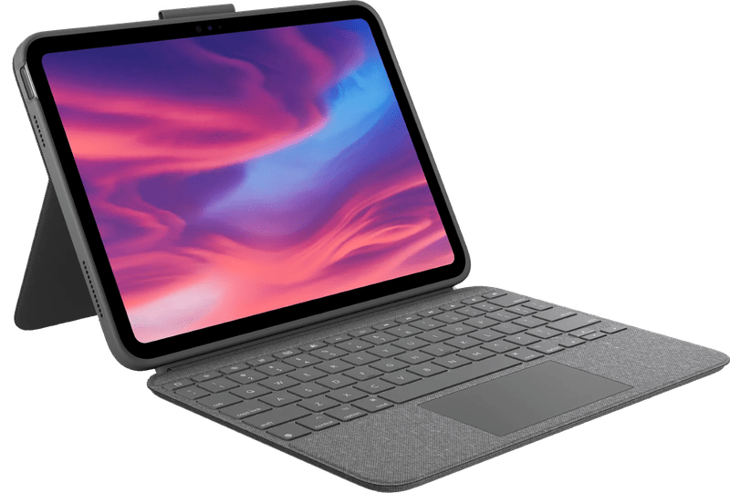Logitech Combo Touch Apple iPad (2025/2022) Tastaturhülle QWERTZ